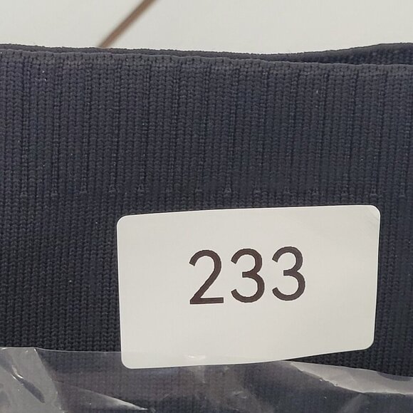 NEW INC International Womens Vidaliaf Black Knit Ankle Heel Boots 8.5 Square Toe - Picture 9 of 9